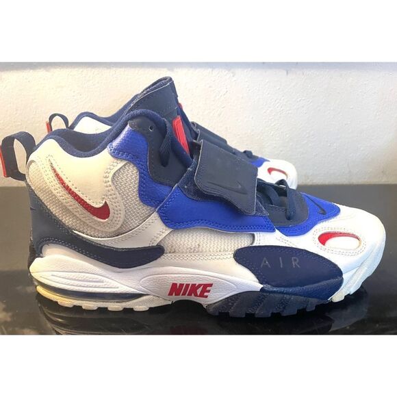 Nike Air Max Speed Turf Retro Sneakers New York Giants BV1165-100 Shoes Size 10 - Picture 3 of 11